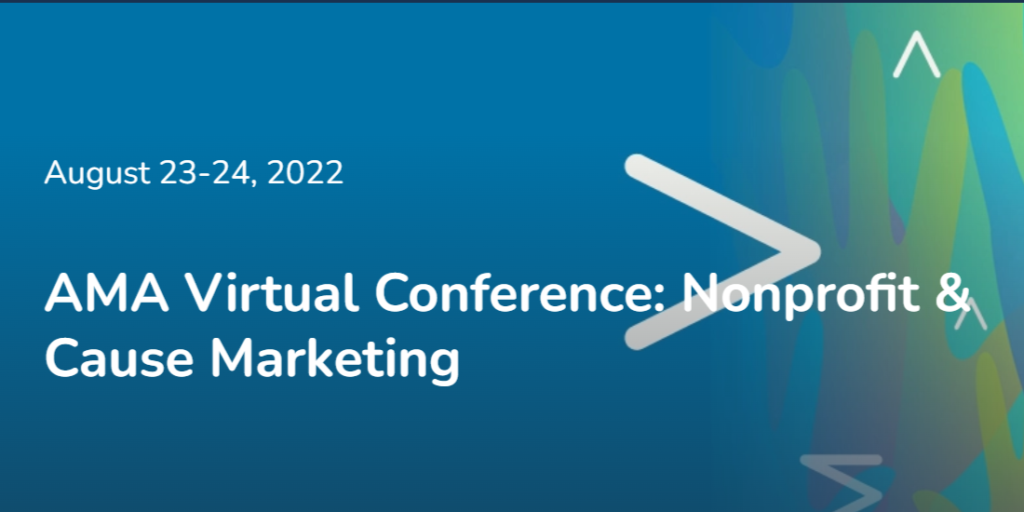 AMA Virtual Conference Nonprofit & Cause Marketing AMASF