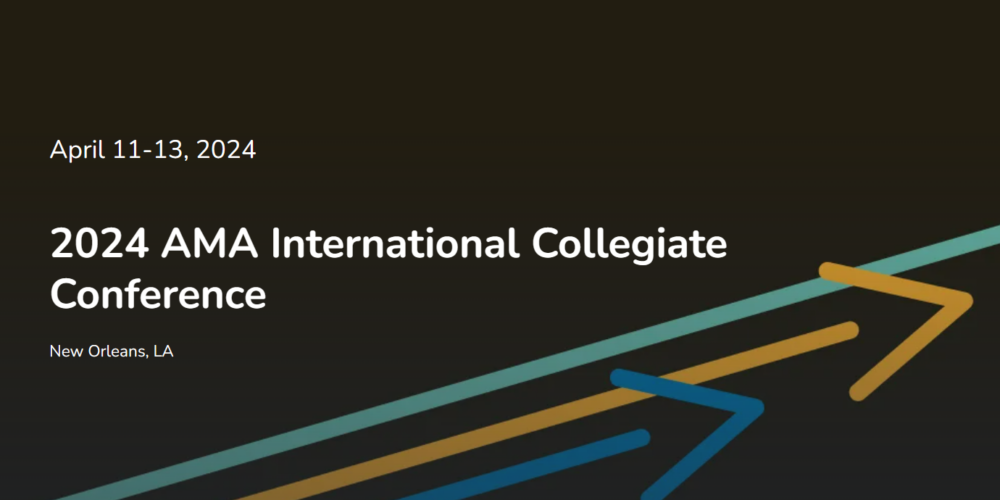 2024 AMA International Collegiate Conference AMASF